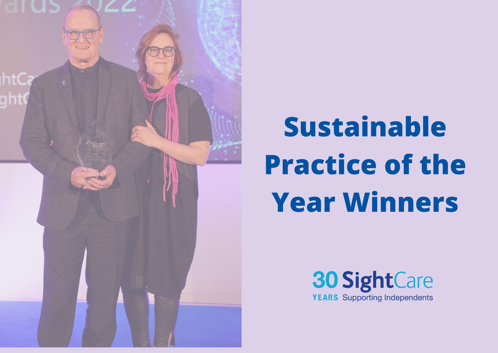 Sustainable practice of the year award winners Woodhouse Opticians