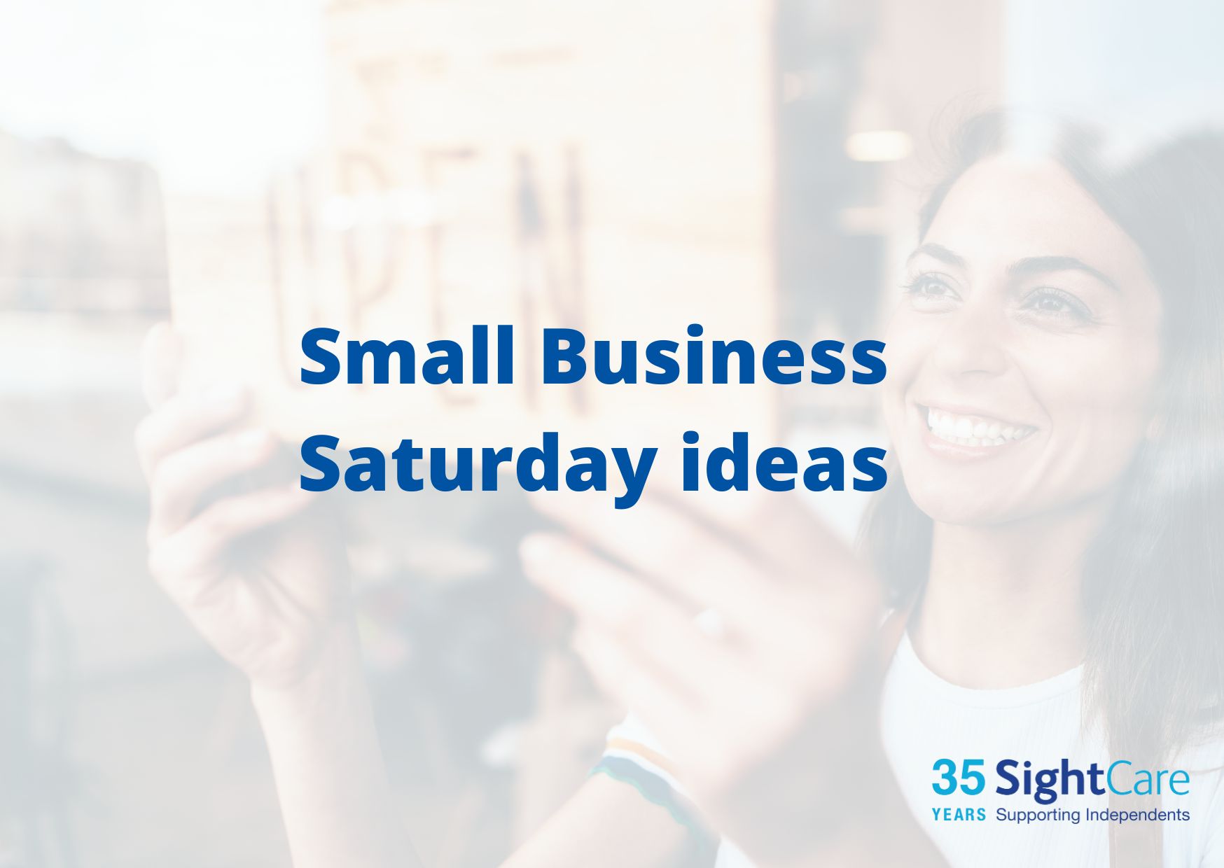 small Business Saturday ideas