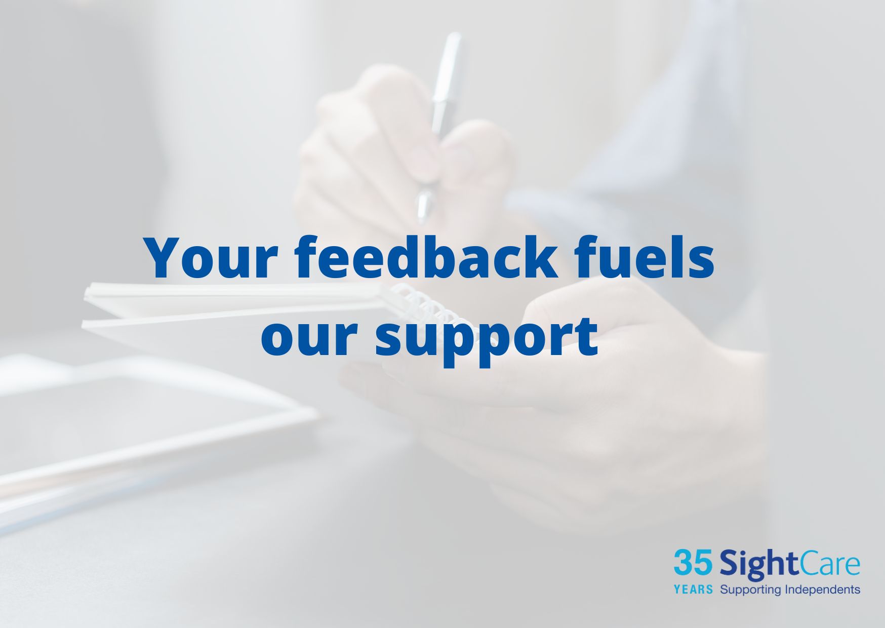 your feedback fuels our support